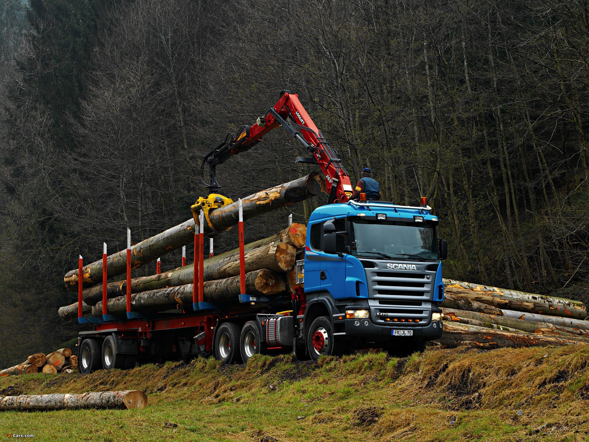 Scania R470 6x6 Timber Truck 2004–09 photos (2048 x 1536)