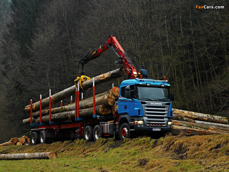 Scania R470 6x6 Timber Truck 2004–09 photos (800 x 600)