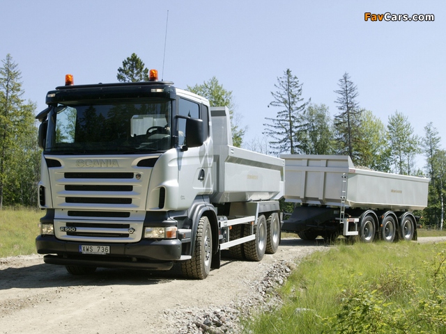 Scania R500 6x4 Tipper 2004–09 pictures (640 x 480)