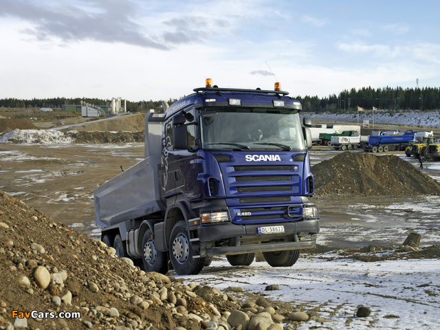 Scania R480 8x4 Tipper 2004–09 pictures (640 x 480)