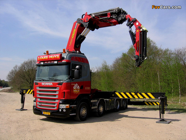 Scania R560 8x4 Highline 2004–09 wallpapers (640 x 480)