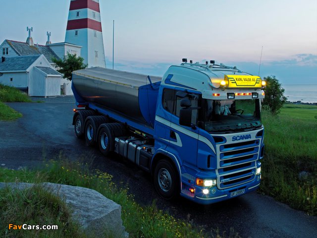Scania R580 8x4 Tipper 2004–09 wallpapers (640 x 480)