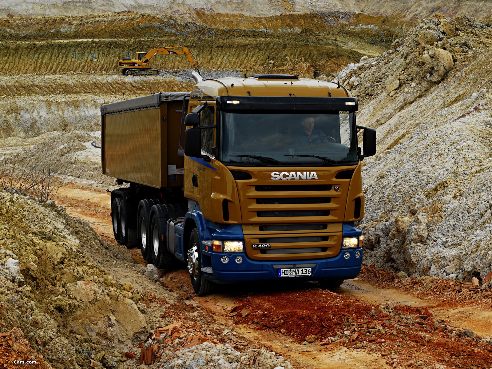 Scania R420 6x4 2004–09 wallpapers (1600 x 1200)