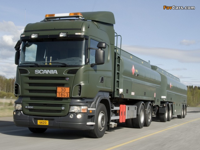 Scania R500 6x2 Highline HZ 2004–09 wallpapers (640 x 480)