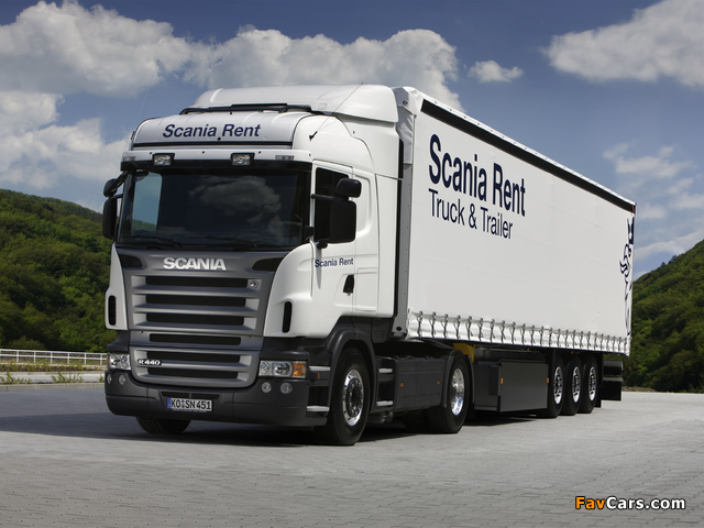 Scania R440 4x2 Highline 2004–09 wallpapers (640 x 480)