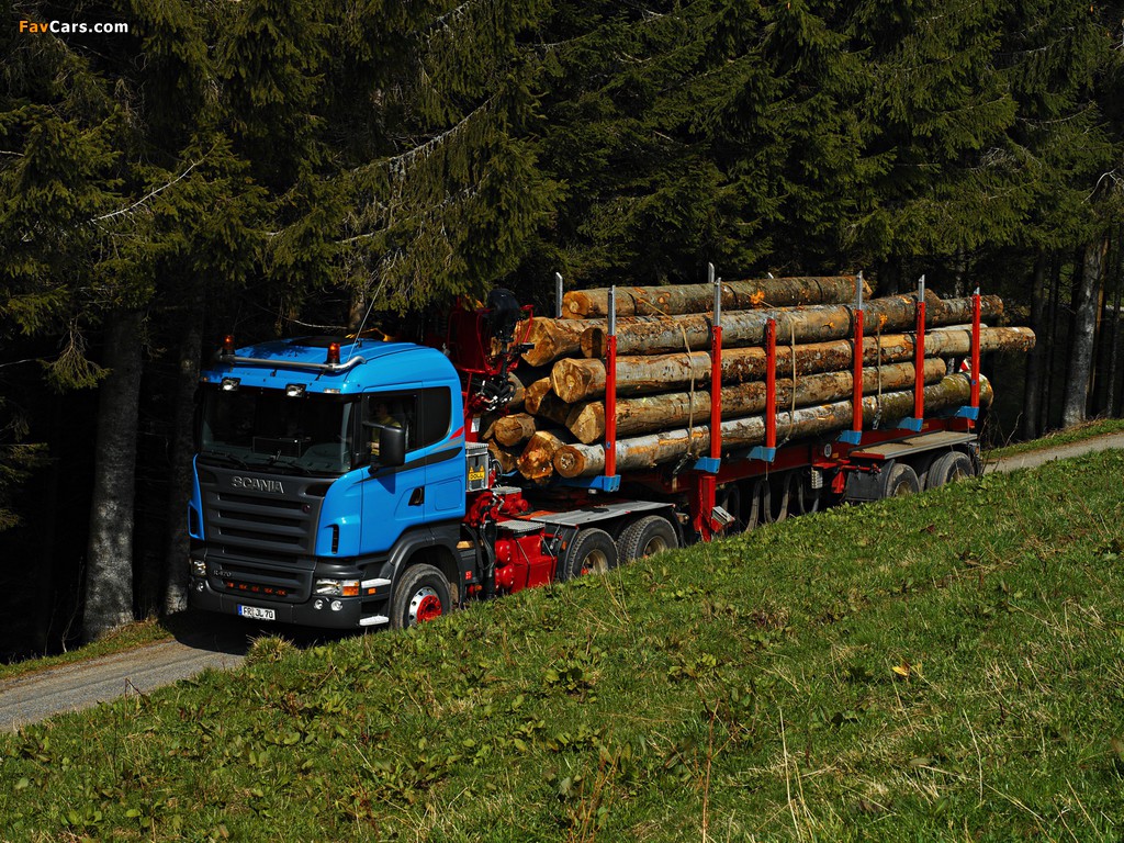 Scania R470 6x6 Timber Truck 2004–09 wallpapers (1024 x 768)