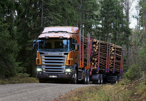 Scania R470 6x4 Timber Truck 2004–09 wallpapers
