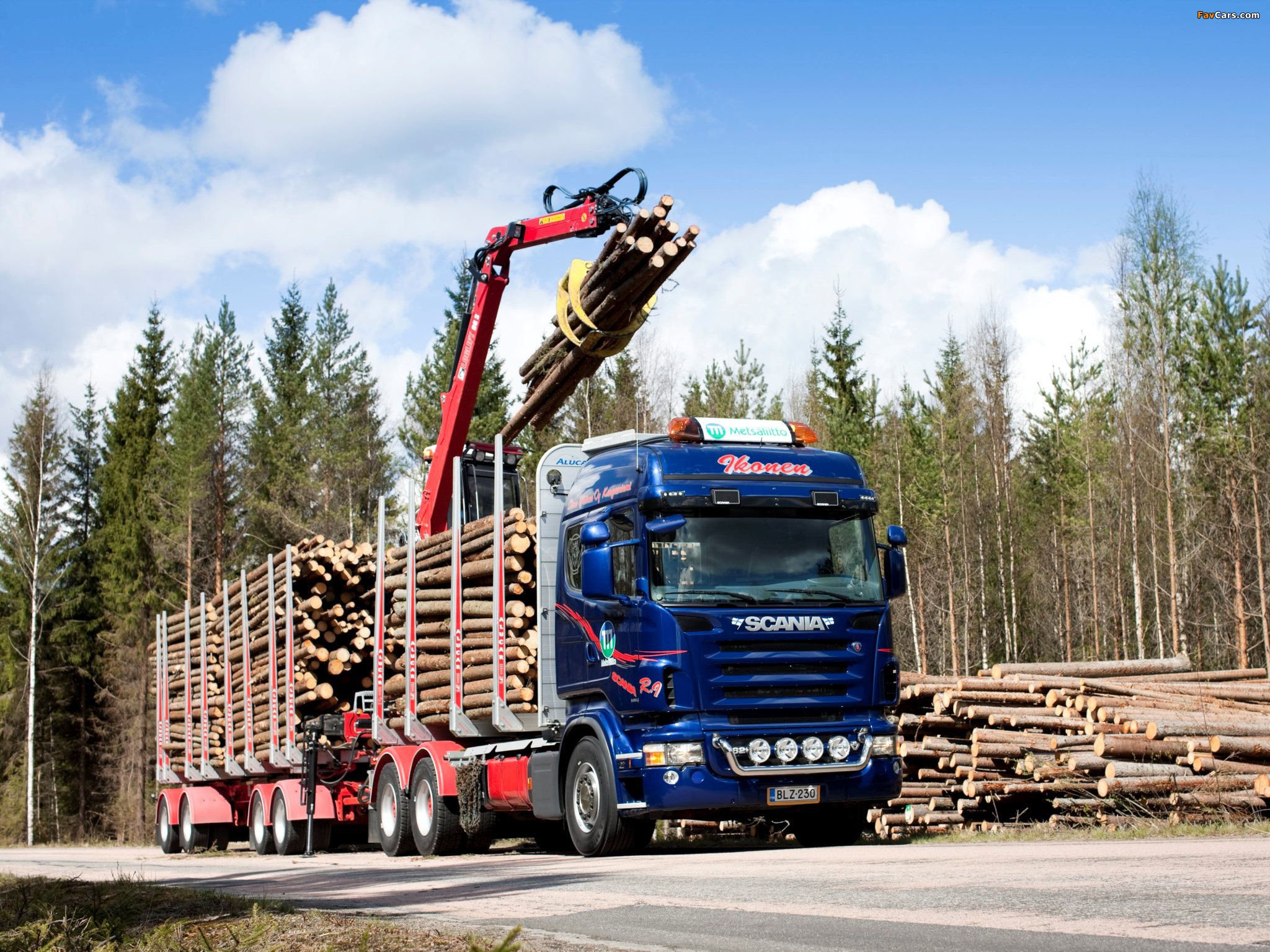 Scania R620 6x6 Highline Timber Truck 2005–09 images (2048 x 1536)