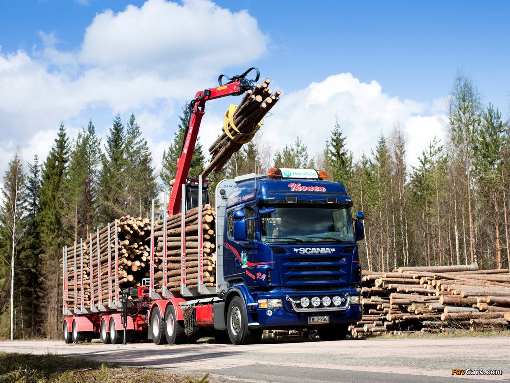 Scania R620 6x6 Highline Timber Truck 2005–09 images (1024 x 768)