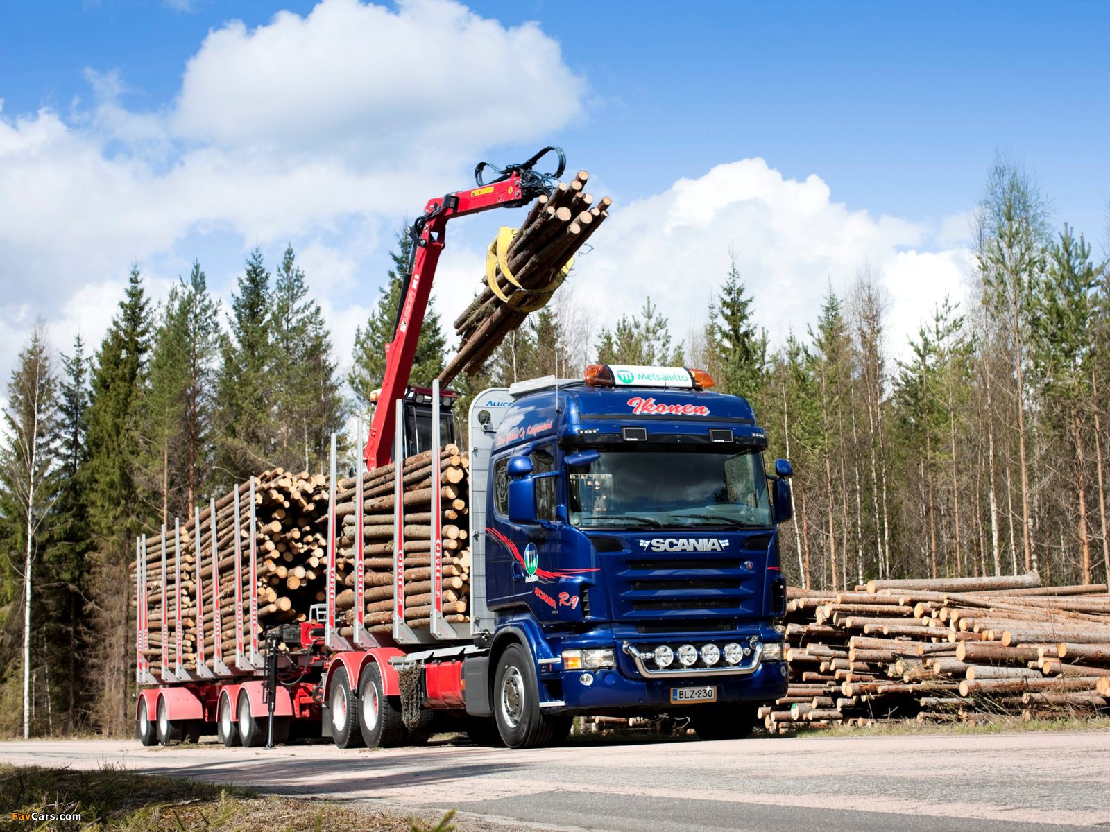 Scania R620 6x6 Highline Timber Truck 2005–09 images (1600 x 1200)