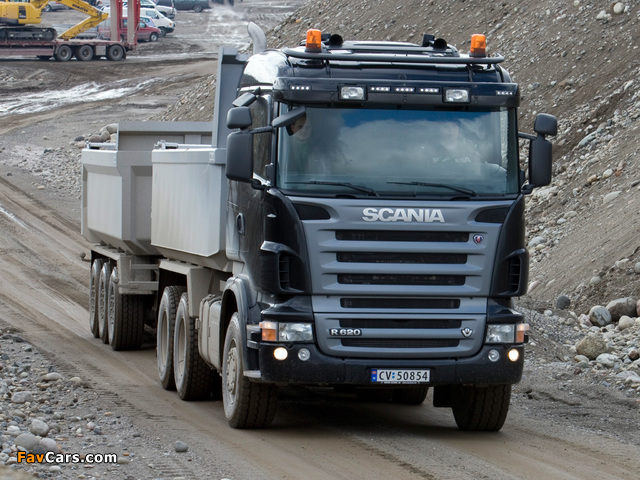 Scania R620 6x4 Tipper 2005–09 pictures (640 x 480)