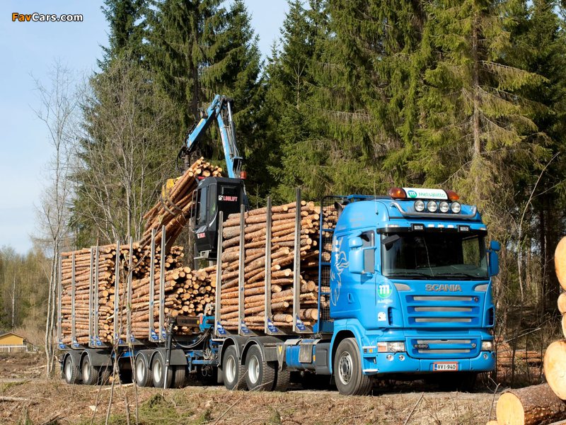 Scania R620 6x4 Highline Timber Truck 2005–09 pictures (800 x 600)