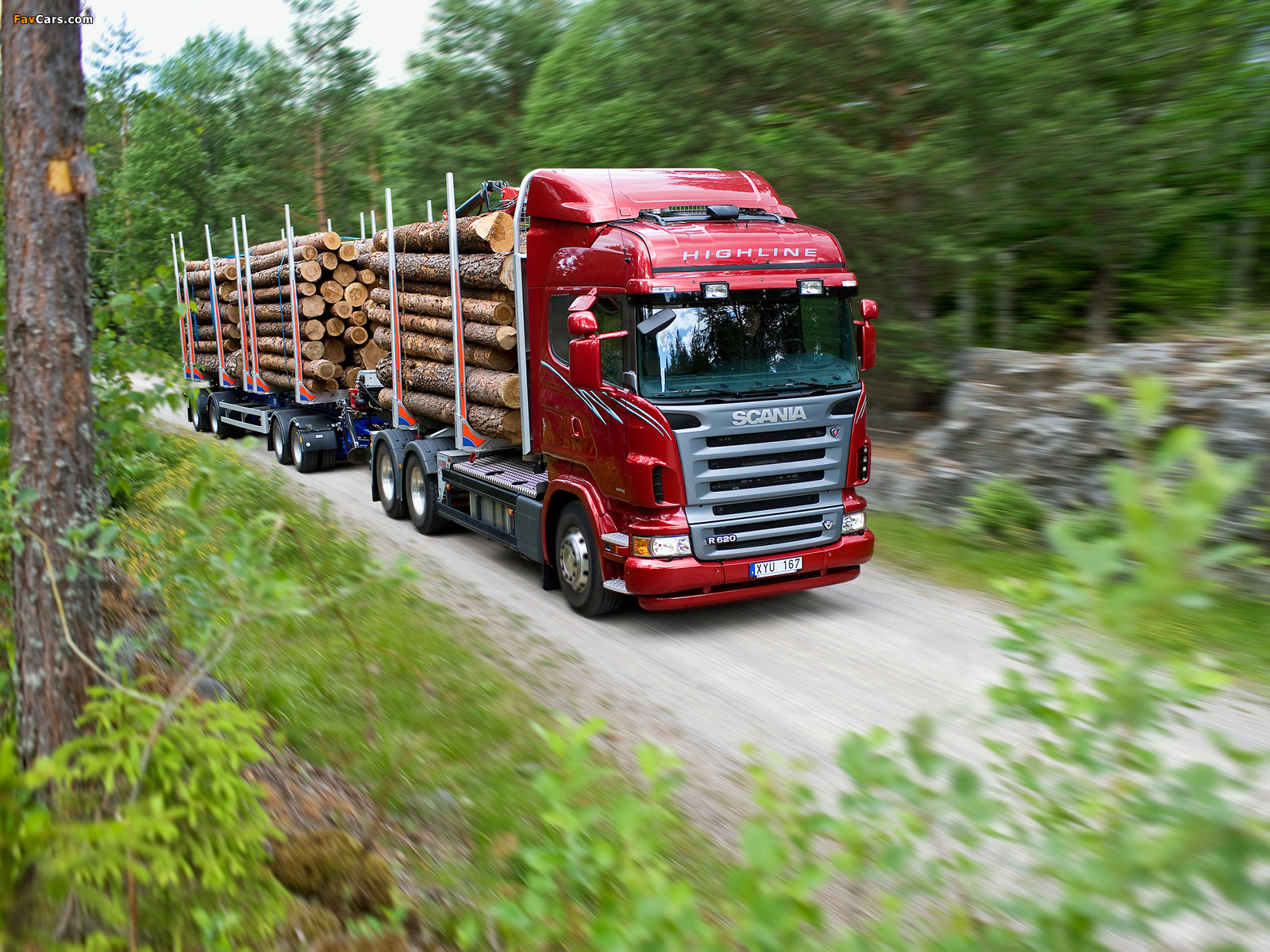 Scania R620 6x4 Highline Timber Truck 2005–09 wallpapers (1600 x 1200)