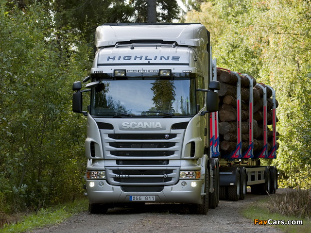 Scania R620 6x4 Highline Timber Truck 2009–13 images (640 x 480)