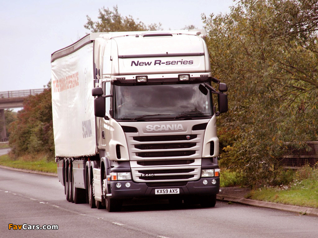 Scania R440 6x2 Topline UK-spec 2009–13 images (640 x 480)