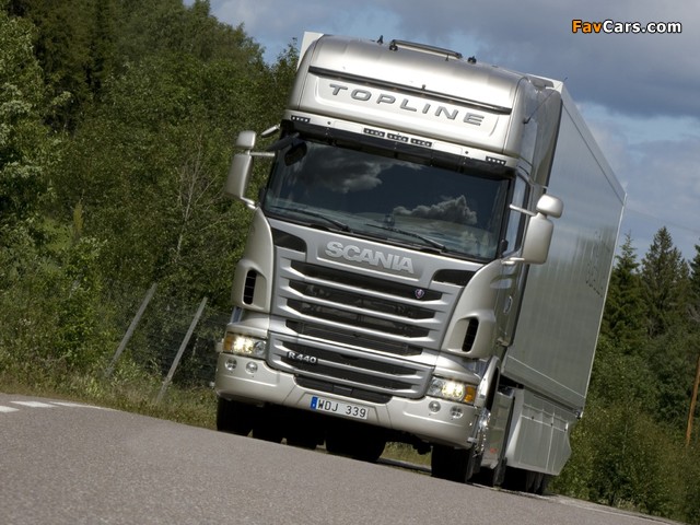 Scania R440 4x2 Topline 2009 photos (640 x 480)
