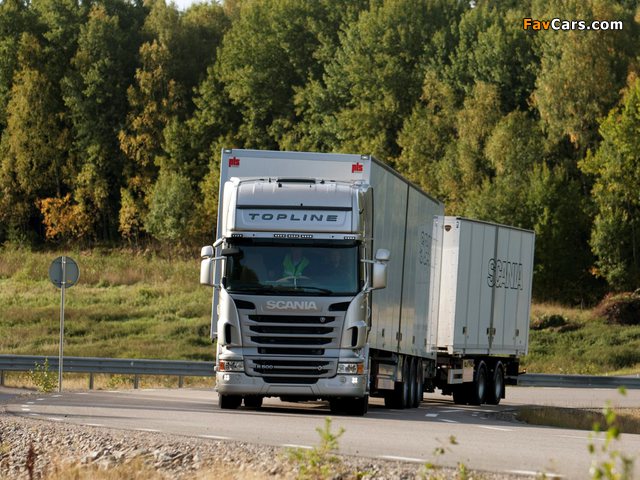 Scania R500 4x2 Topline 2009–13 photos (640 x 480)