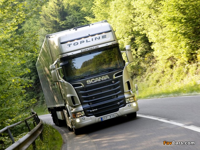 Scania R500 4x2 Topline 2009–13 pictures (640 x 480)