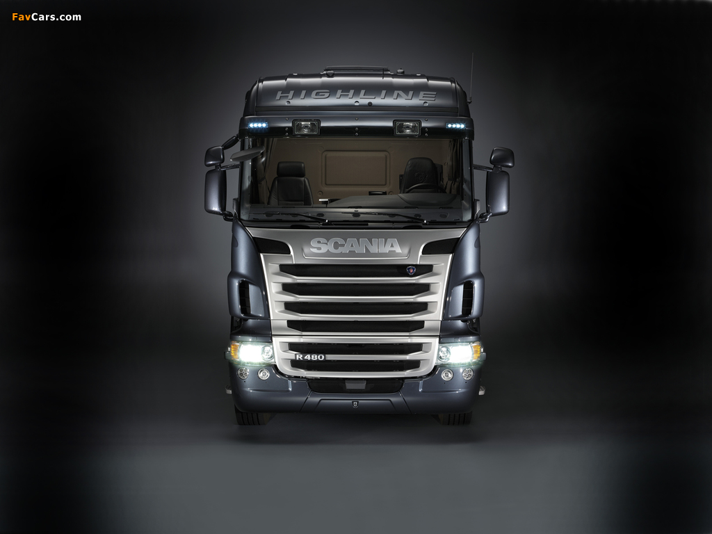 Scania R480 4x2 Highline 2009–13 wallpapers (1024 x 768)