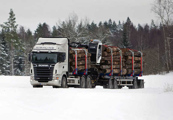 Scania R730 6x4 Highline Timber Truck 2010–13 photos