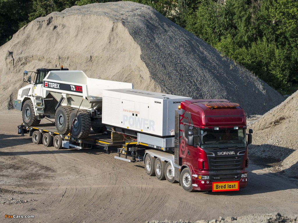 Scania R730 8x4 Topline 2010–13 pictures (1024 x 768)