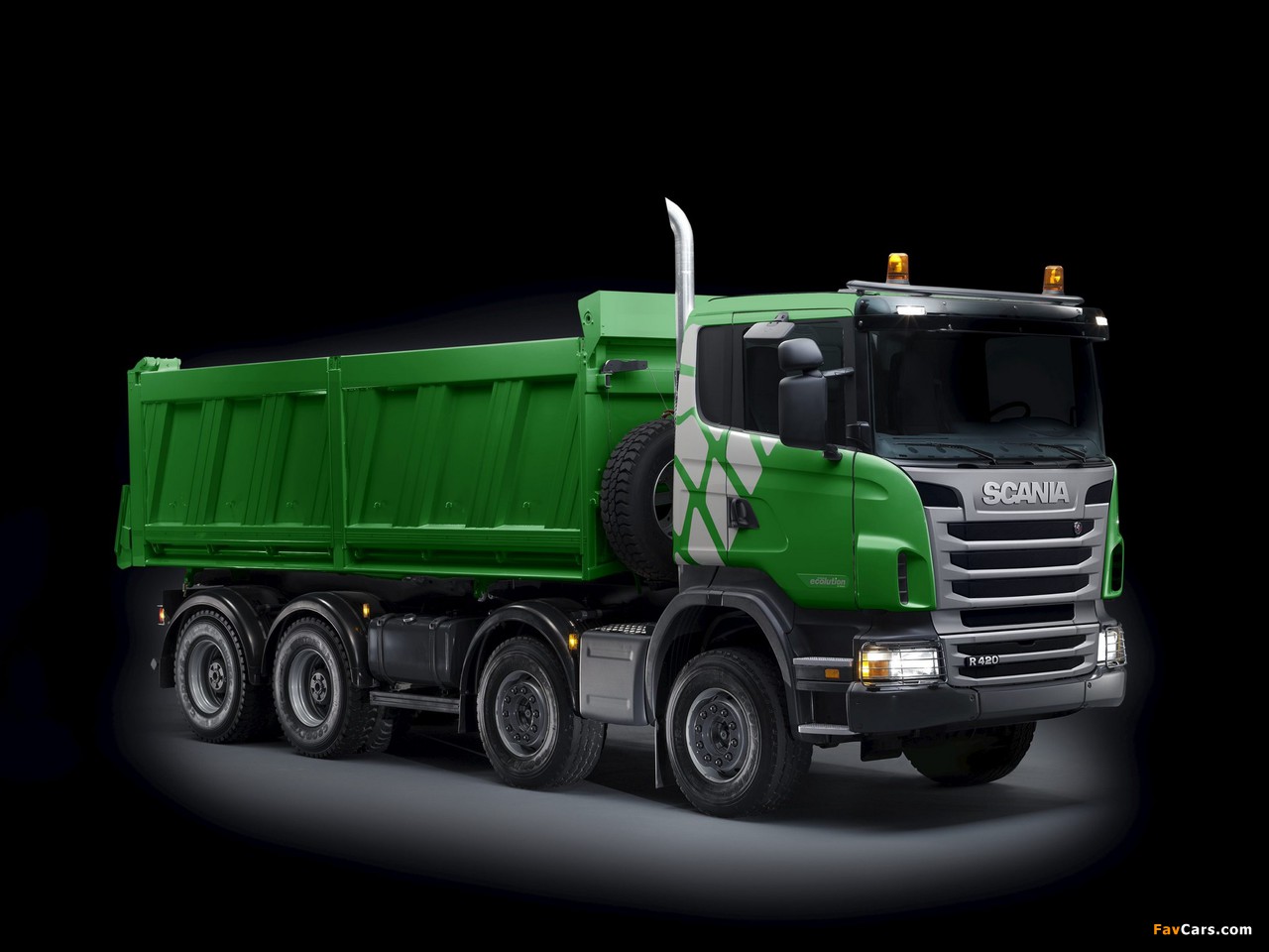 Scania R420 8x4 Ecolution Tipper 2010–13 wallpapers (1280 x 960)