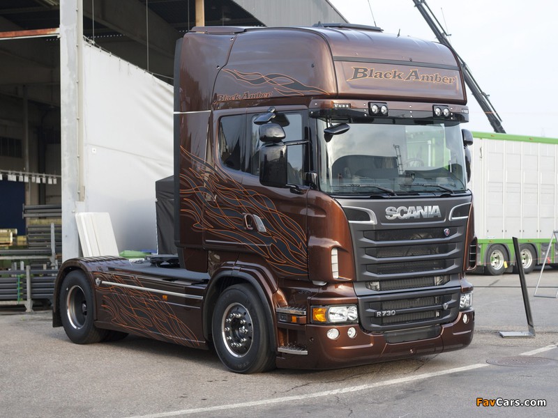 Scania R730 Black Amber Topline 2011 images (800 x 600)