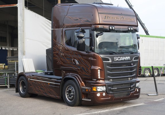 Scania R730 Black Amber Topline 2011 images