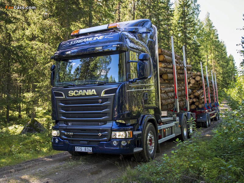 Scania R730 6x4 Streamline Highline Cab Timber Truck 2013 images (800 x 600)