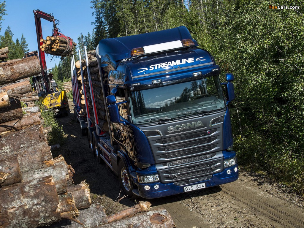 Scania R730 6x4 Streamline Highline Cab Timber Truck 2013 photos (1024 x 768)