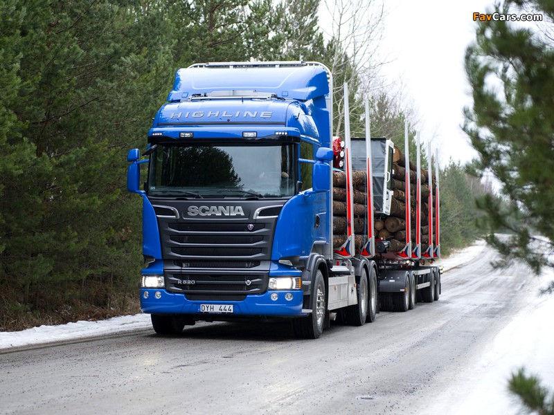Scania R520 6x4 Streamline Highline Cab Timber Truck 2013 pictures (800 x 600)