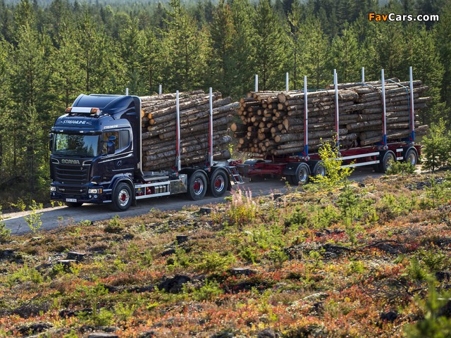 Scania R730 6x4 Streamline Highline Cab Timber Truck 2013 pictures (640 x 480)