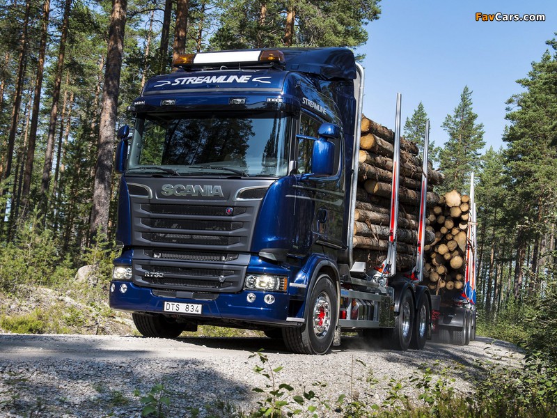 Scania R730 6x4 Streamline Highline Cab Timber Truck 2013 wallpapers (800 x 600)