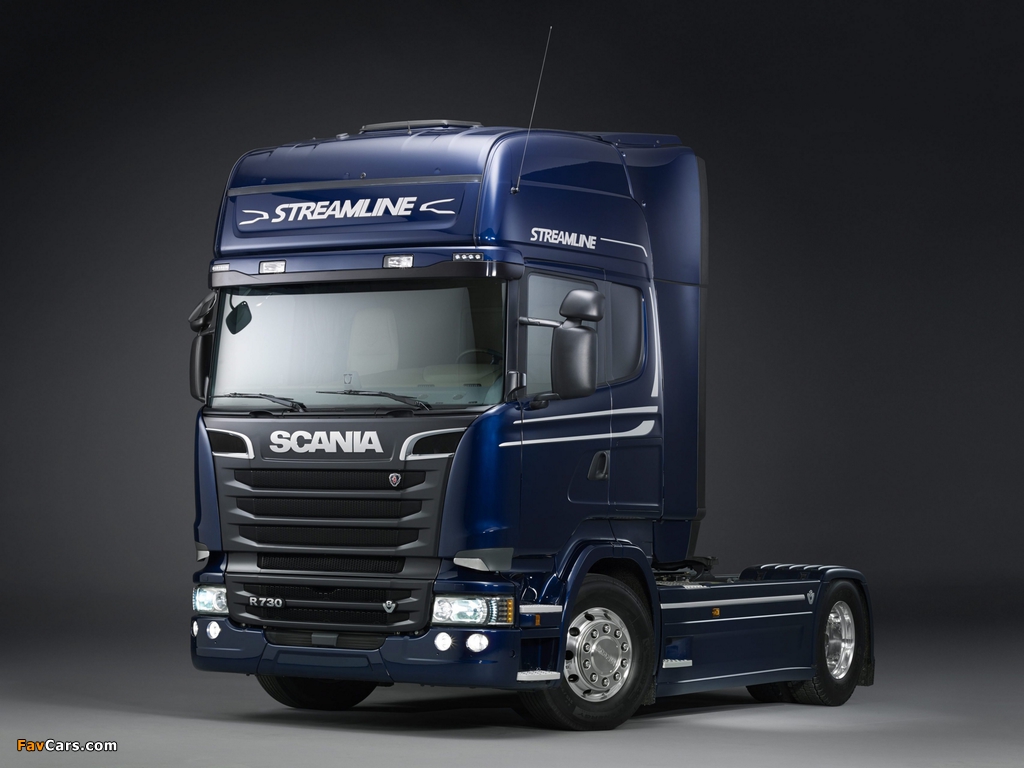 Scania R730 4x2 Streamline Topline Cab 2013 wallpapers (1024 x 768)