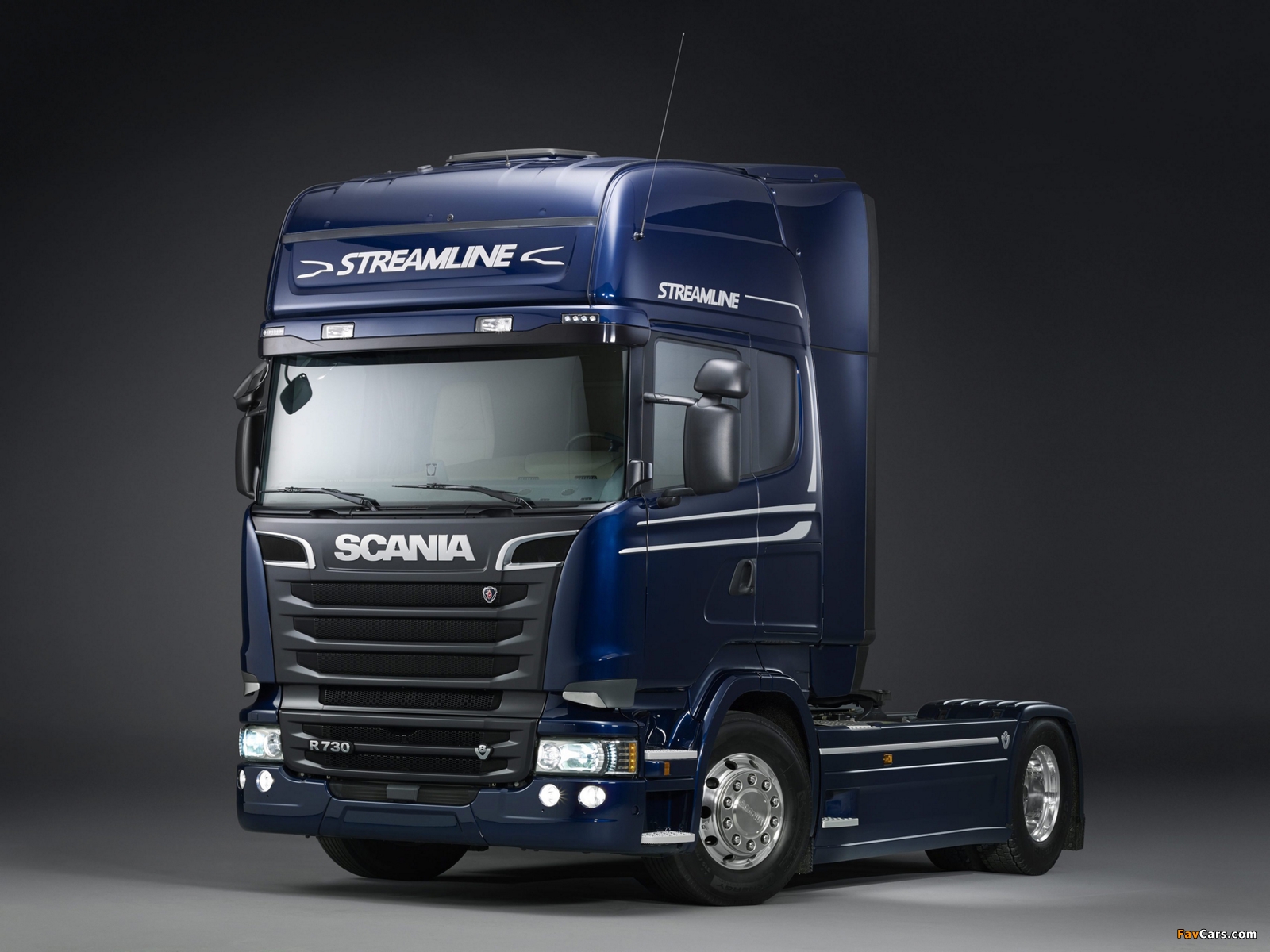 Scania R730 4x2 Streamline Topline Cab 2013 wallpapers (1600 x 1200)