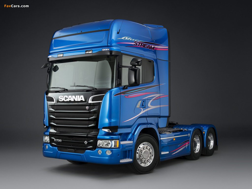 Scania R730 6x2 Blue Stream 2014 images (1024 x 768)