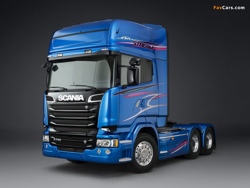 Scania R730 6x2 Blue Stream 2014 images (800 x 600)