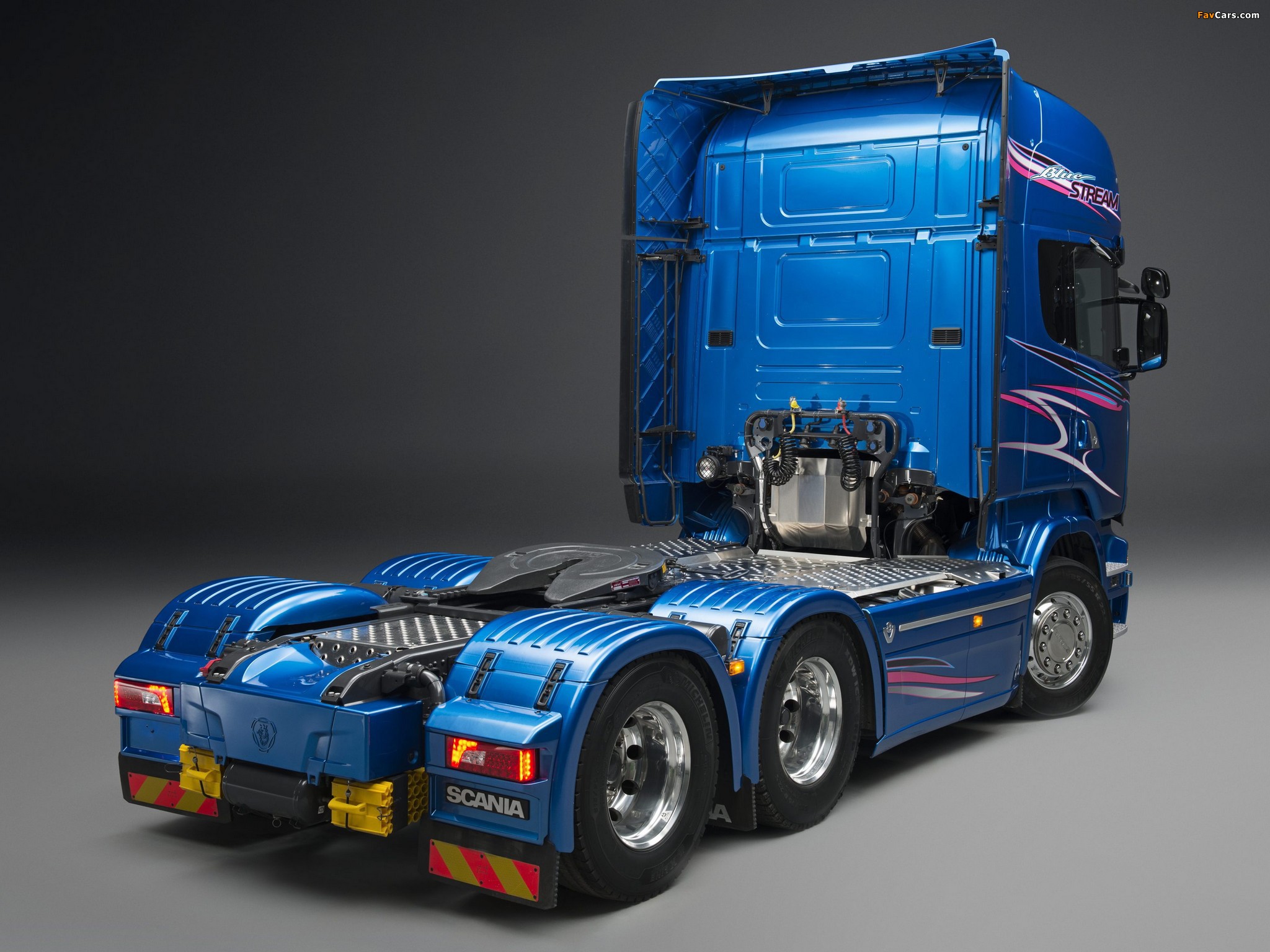 Scania R730 6x2 Blue Stream 2014 pictures (2048 x 1536)