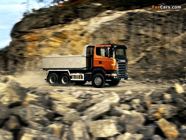 Scania R420 6x4 Tipper 2004–09 wallpapers (640 x 480)