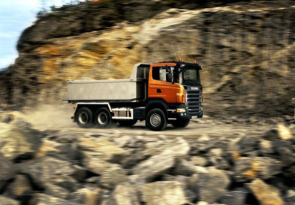 Scania R420 6x4 Tipper 2004–09 wallpapers