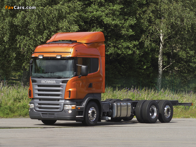 Scania R470 6x2 Highline 2004–09 wallpapers (640 x 480)