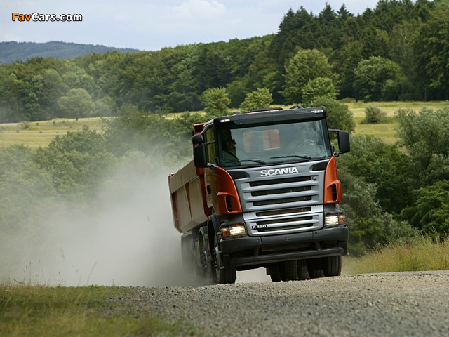 Scania R420 8x4 Tipper 2004–09 wallpapers (640 x 480)
