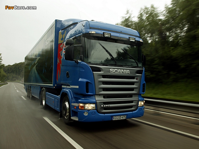 Scania R470 4x2 Highline 2004–09 wallpapers (640 x 480)