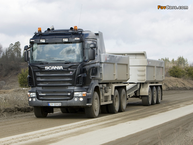 Scania R560 6x4 Tipper 2004–09 wallpapers (640 x 480)