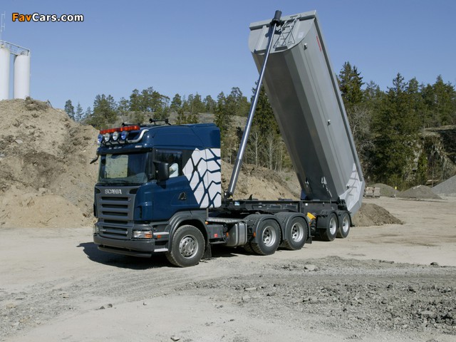 Scania R560 6x4 2004–09 wallpapers (640 x 480)