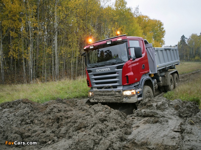 Scania R380 6x6 2004–09 wallpapers (640 x 480)