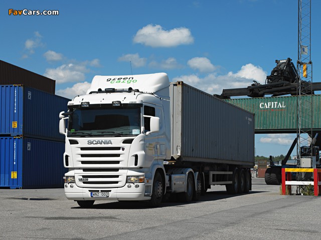 Scania R420 6x2 2004–09 wallpapers (640 x 480)