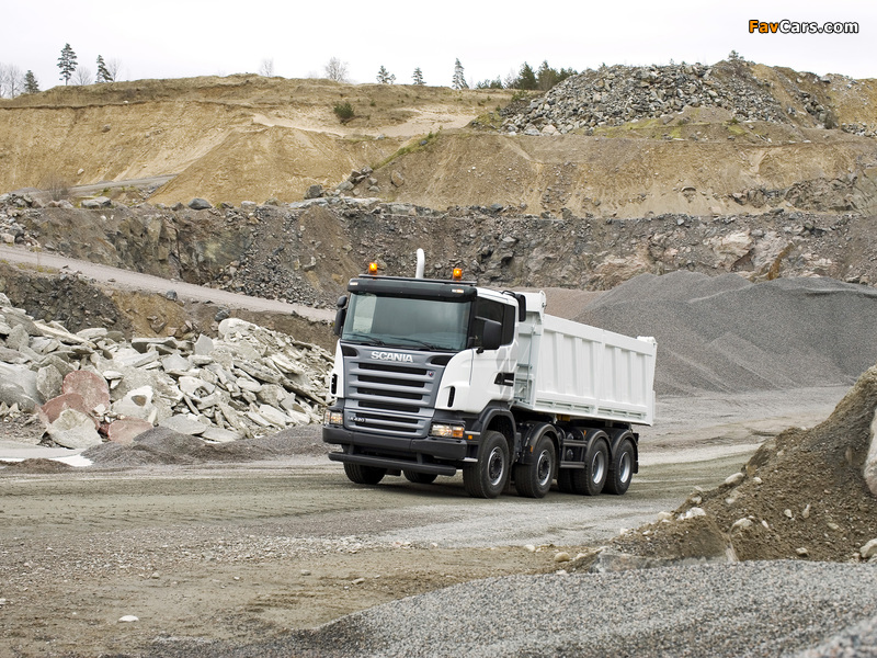Scania R420 8x4 Tipper 2004–09 wallpapers (800 x 600)