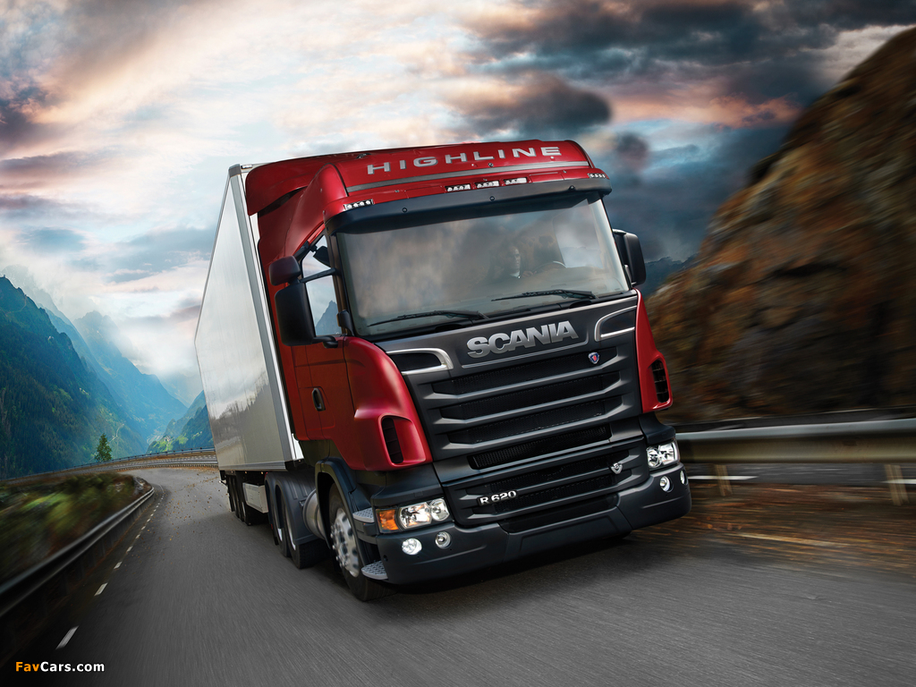 Scania R620 6x4 Highline 2009–13 wallpapers (1024 x 768)
