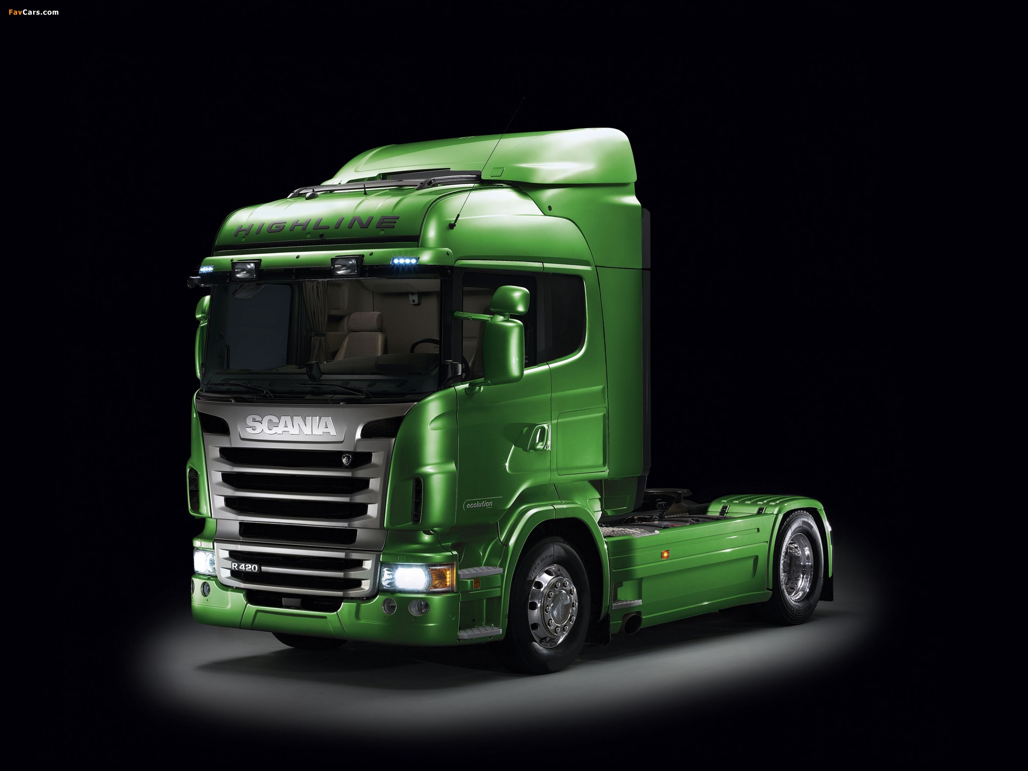 Scania R420 4x2 Ecolution Highline 2009–13 wallpapers (2048 x 1536)